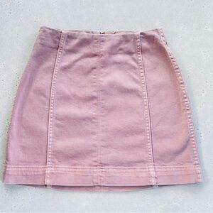 Wild Fable Target Blush Pink Denim Mini Skirt 00